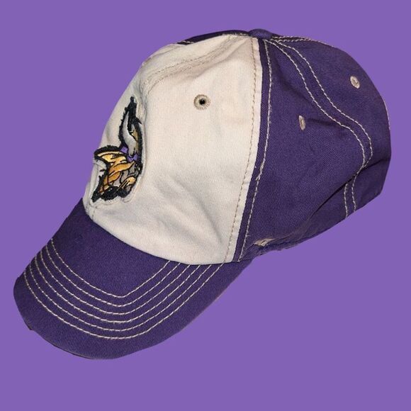 NFL Minnesota Vikings 47 Brand Adjustable Cap Hat - Picture 5 of 5